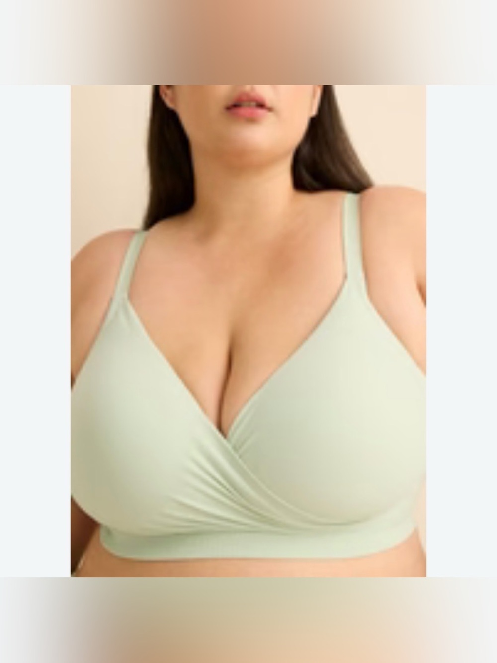 Light Green Wireless Wrap Bralette - Women Intimates